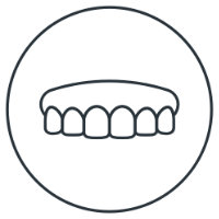 Icon style image for treatment: Invisalign Clear Braces